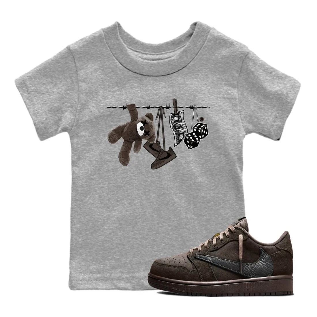 - Kids 1 Tees Brown Stable Scott Sneaker Fast worldwide shipping Clothesline Jordan Velvet Travis SNRT Air