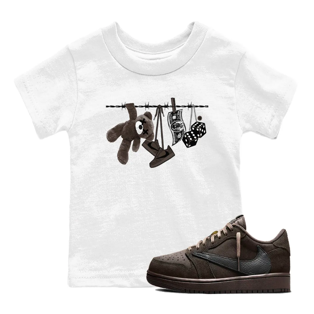 - Kids 1 Tees Brown Stable Scott Sneaker Fast worldwide shipping Clothesline Jordan Velvet Travis SNRT Air