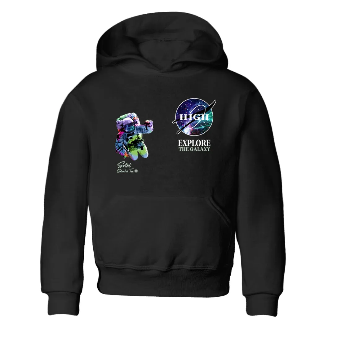 - Kids Leading-edge Air Tees The SNRT Sneaker One Explore Instant Galaxy Foamposite Galaxy
