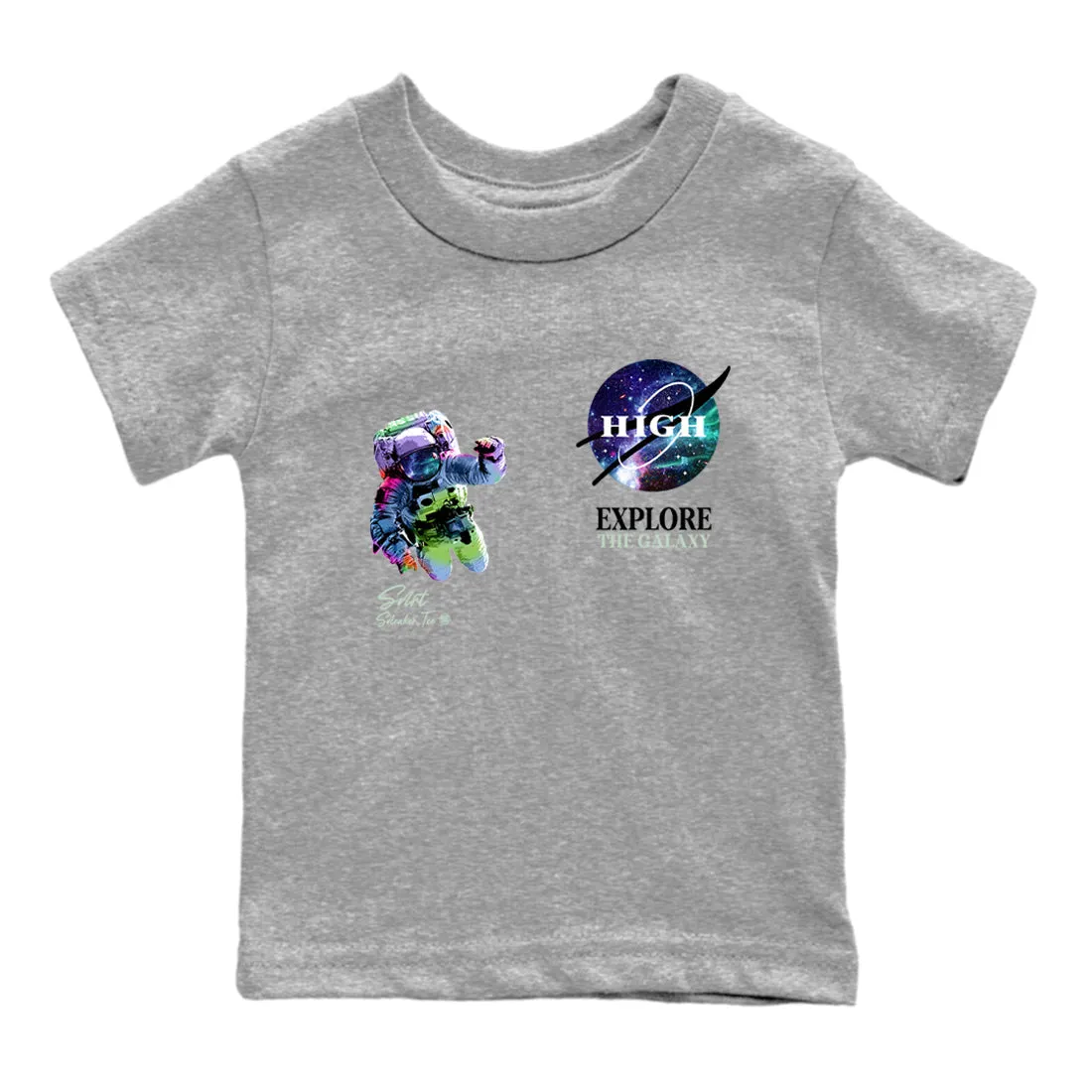 - Kids Leading-edge Air Tees The SNRT Sneaker One Explore Instant Galaxy Foamposite Galaxy