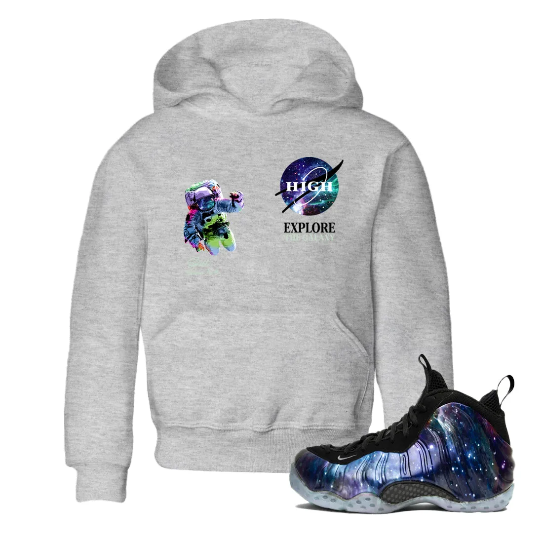 - Kids Leading-edge Air Tees The SNRT Sneaker One Explore Instant Galaxy Foamposite Galaxy