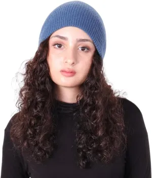 100% Merino Wool Rumi Cap | 2-Layer 2-Tone Hat | Soft Warm Reversible Beanie | from Wool Yarn to Beanie