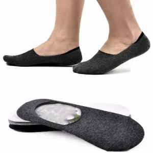 1Pair Fashion Unisex Women Men Loafer Boat Non-Slip Invisible No Show Nonslip Liner Low Cut Soft Breathable Cotton Short Socks