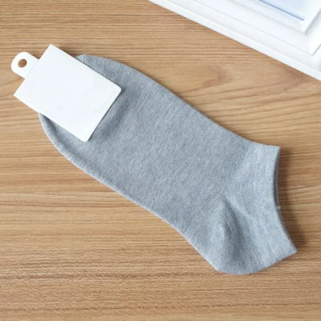 1Pair Fashion Unisex Women Men Loafer Boat Non-Slip Invisible No Show Nonslip Liner Low Cut Soft Breathable Cotton Short Socks