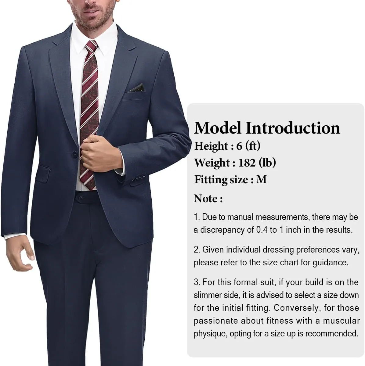 2 Piece Men's Suit One Button Slim Fit Suit for Men Solid Color Blazer and Pants Tie and Square Wedding Business Party
