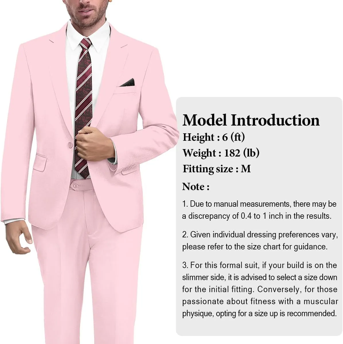 2 Piece Men's Suit One Button Slim Fit Suit for Men Solid Color Blazer and Pants Tie and Square Wedding Business Party