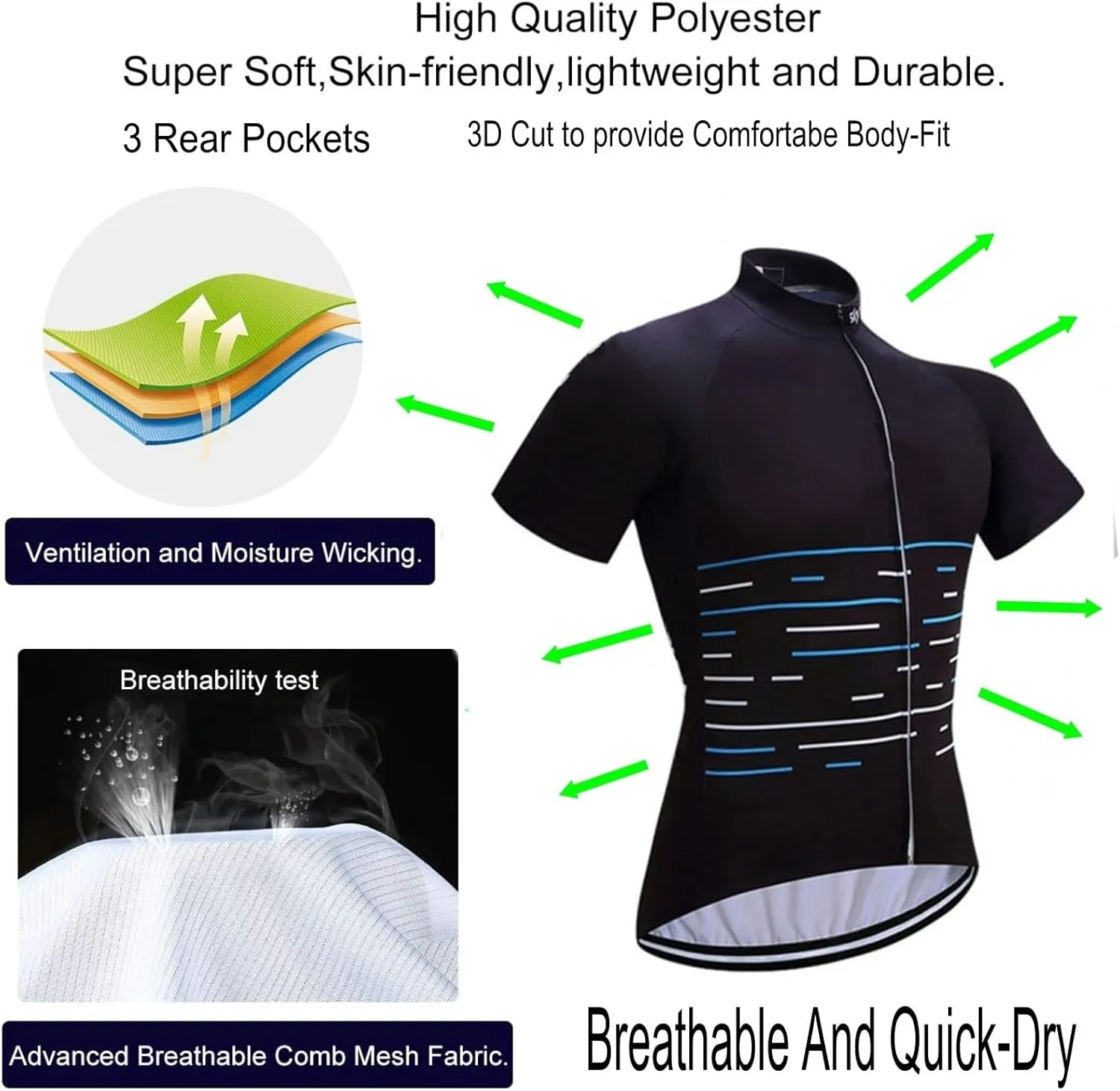 2022 Pro Team Cycling Jersey Set For Men,Breathable MTB Bike Shirt Bib Short Kits GEL Paddad