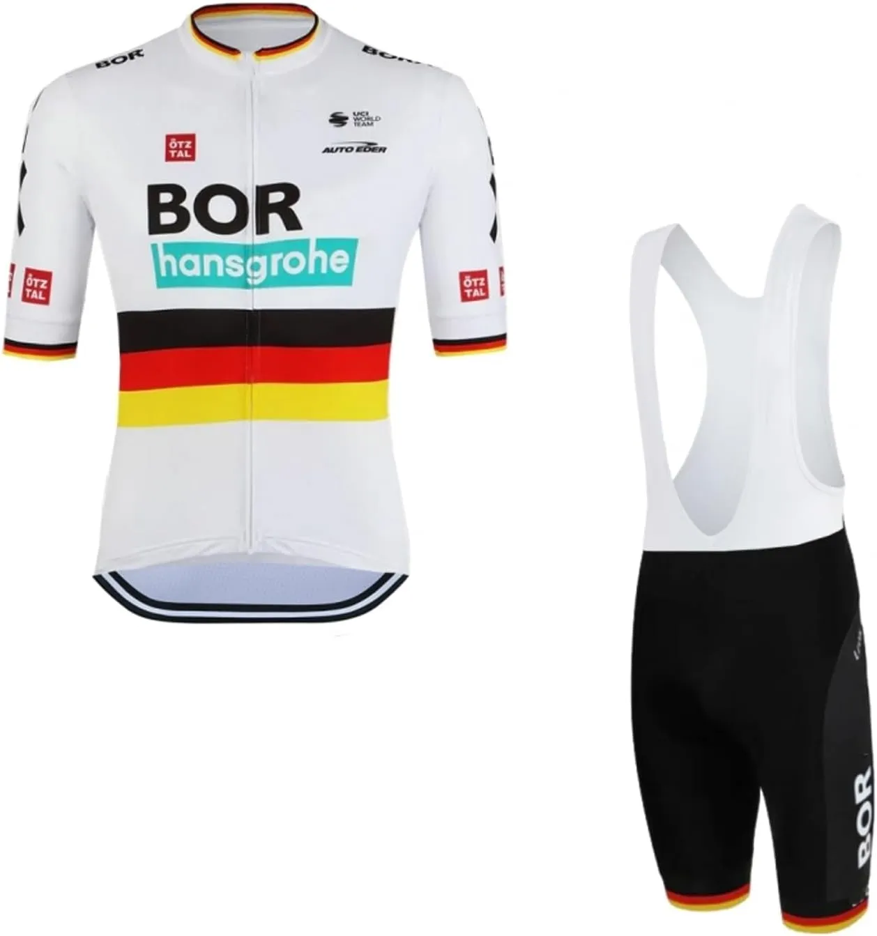 2022 Pro Team Cycling Jersey Set For Men,Breathable MTB Bike Shirt Bib Short Kits GEL Paddad