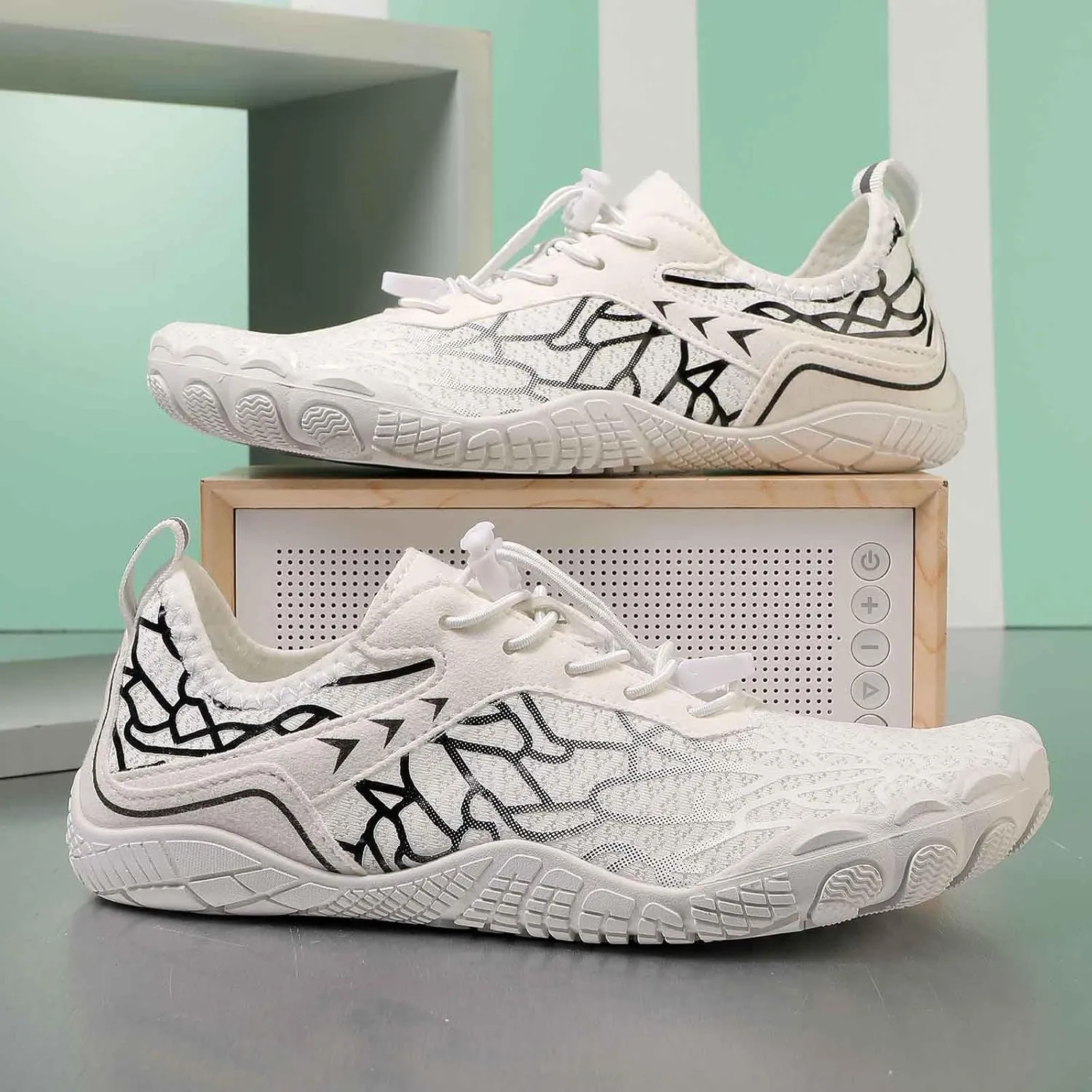 2025 New Barefoot Shoes Women, Hike Barefoot for Womens Mens，Water Shoes with Wide Toe Box Healthy Non-Slip,Neuropathy Breathable Barefoot Vitality