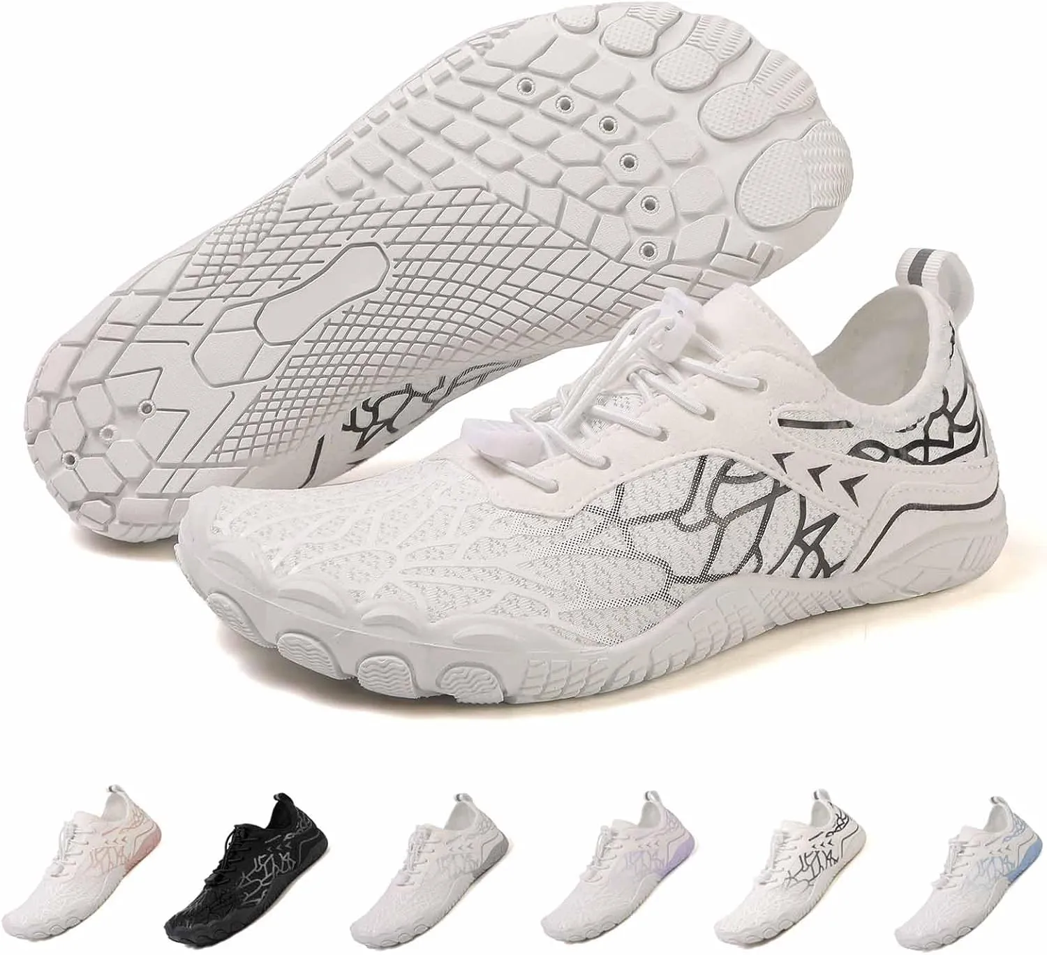 2025 New Barefoot Shoes Women, Hike Barefoot for Womens Mens，Water Shoes with Wide Toe Box Healthy Non-Slip,Neuropathy Breathable Barefoot Vitality