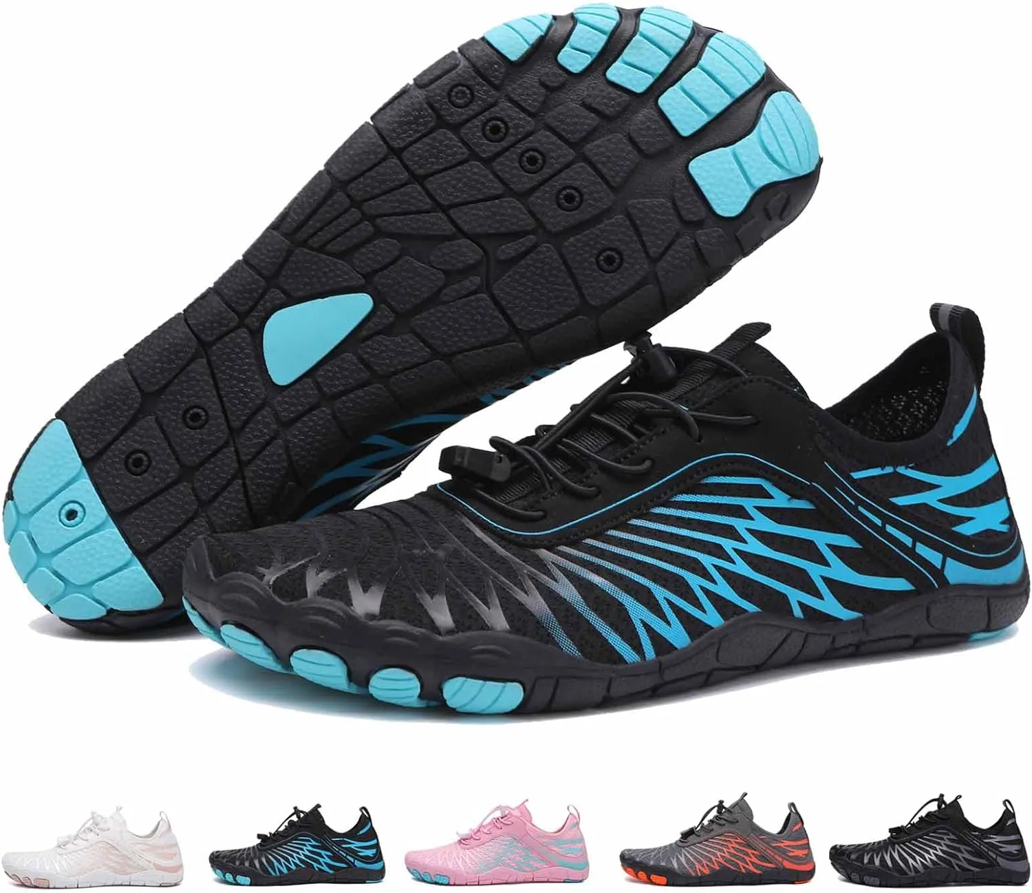 2025 New Barefoot Shoes Women, Hike Barefoot for Womens Mens，Water Shoes with Wide Toe Box Healthy Non-Slip,Neuropathy Breathable Barefoot Vitality