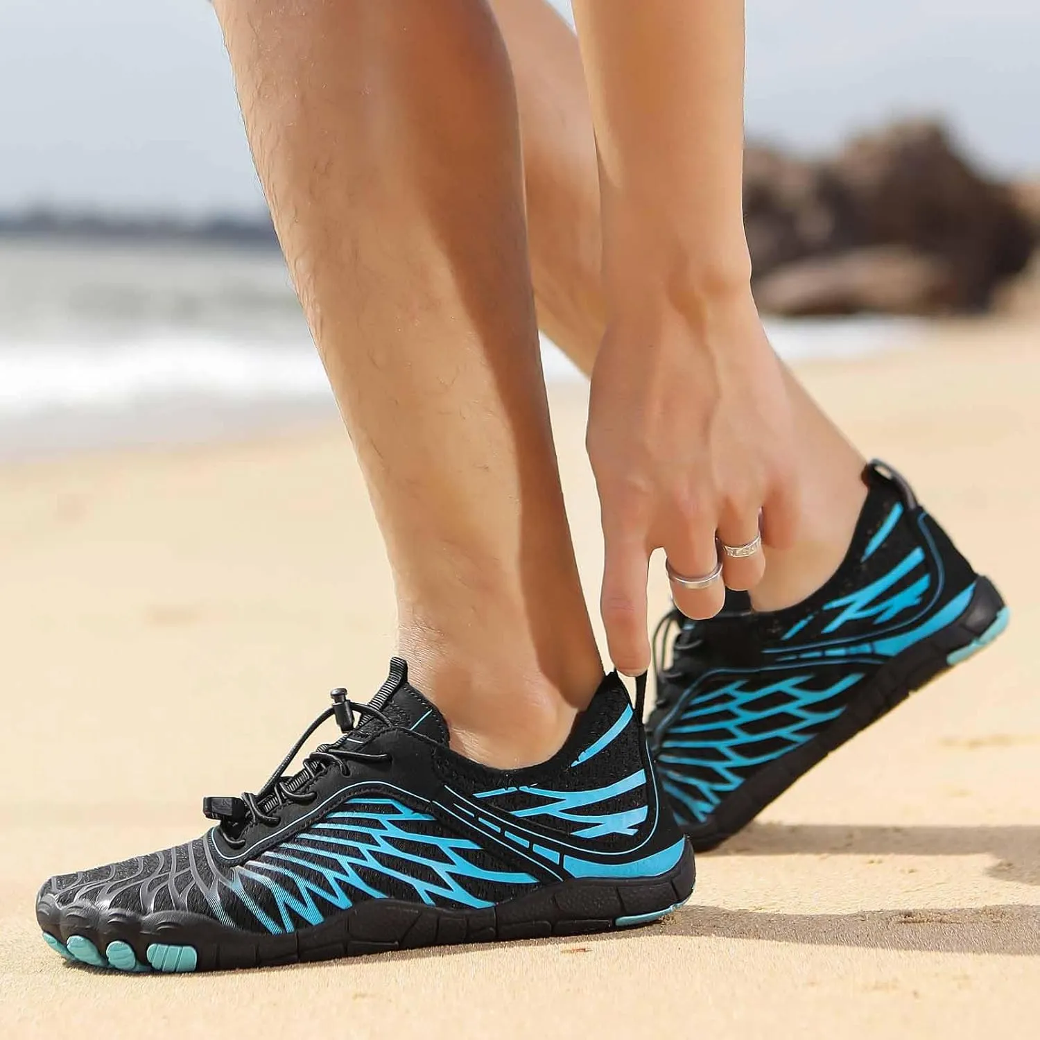2025 New Barefoot Shoes Women, Hike Barefoot for Womens Mens，Water Shoes with Wide Toe Box Healthy Non-Slip,Neuropathy Breathable Barefoot Vitality