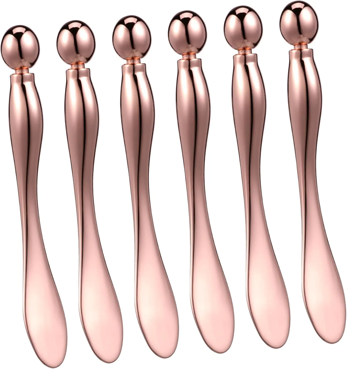 6 Pcs Eye Roller for Eyes Metal Moisturizer Applicator Eye Cream Eye Cream Roller