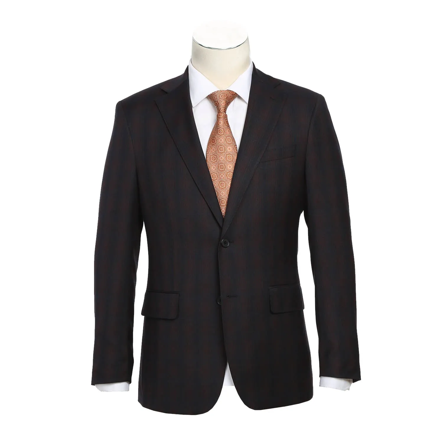 82-56-410EL Coffee with Red Check Suit