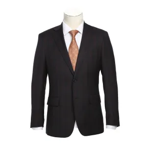 82-56-410EL Coffee with Red Check Suit