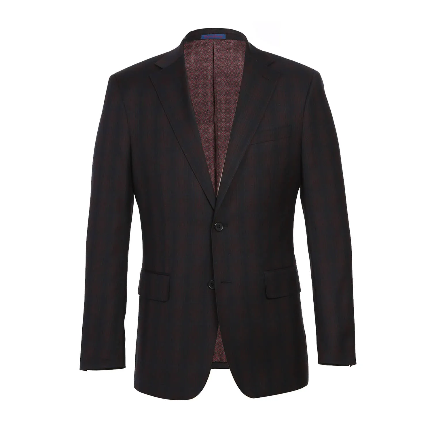 82-56-410EL Coffee with Red Check Suit