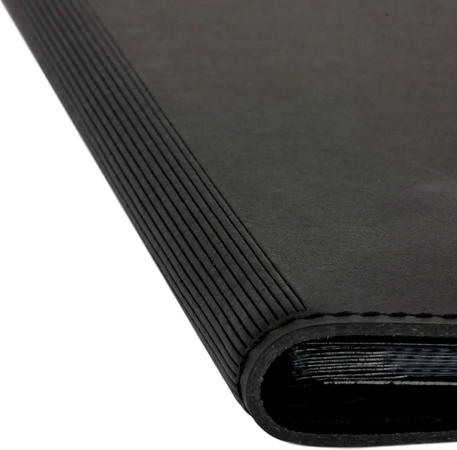 9.5" x 12.5" European Bonded Leather Photo Portfolio - Landscape Slim Binder with 10 Archival Pages (Expandable to 15)