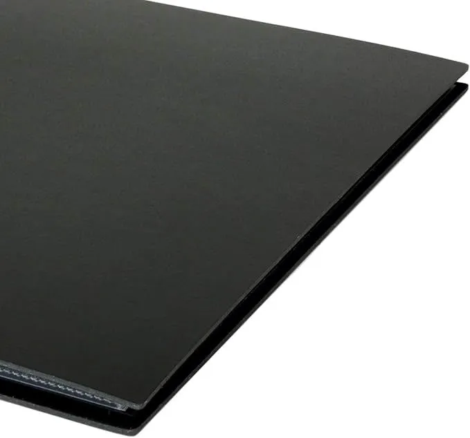 9.5" x 12.5" European Bonded Leather Photo Portfolio - Landscape Slim Binder with 10 Archival Pages (Expandable to 15)