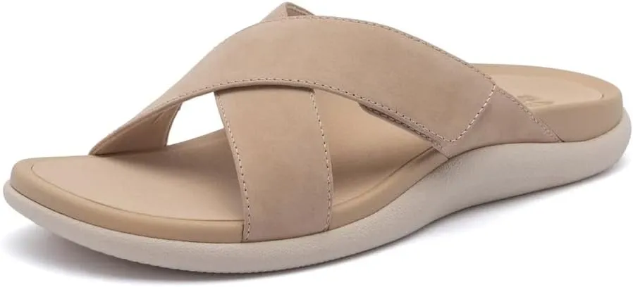 ABEO Women's Laguna Slide Sandals | Orthopedic Arch Support Sandals | Blue