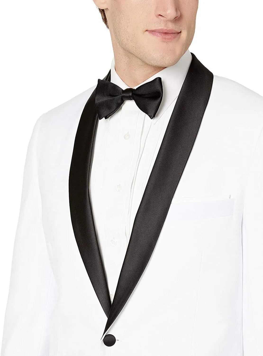 Adam Baker Men's Classic & Slim Fit Two-Piece Formal Tuxedo Suit - Available in Many Sizes & Colors