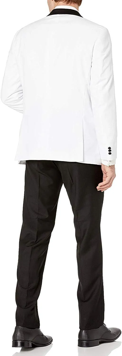 Adam Baker Men's Classic & Slim Fit Two-Piece Formal Tuxedo Suit - Available in Many Sizes & Colors