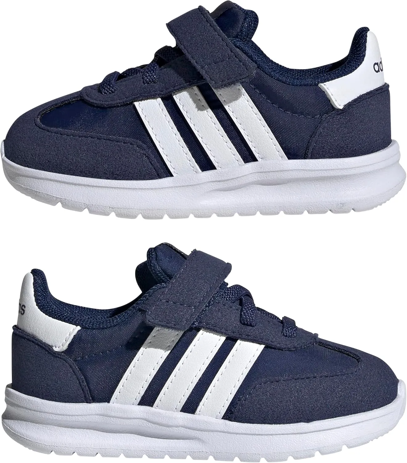 adidas Baby-Boy's Run 70s 2.0 Elastic Lace Sneaker