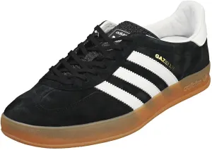 Adidas Gazelle Indoor OG Mens Sneaker (Black White Gum, 6)