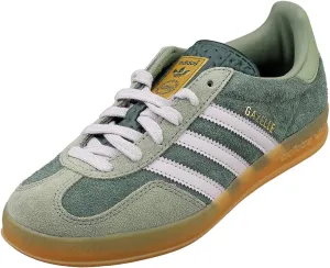 Adidas Gazelle Indoor OG Mens Sneaker (Mineral Green Silver Dawn, 5.5)