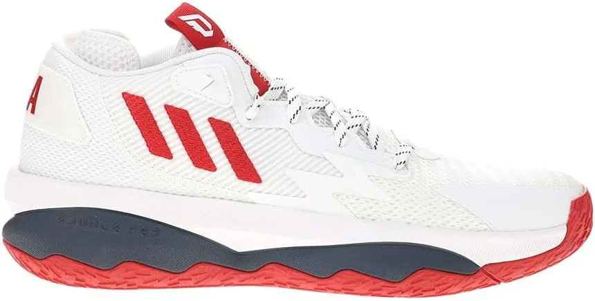 adidas Mens Sm Dame 8 Basketball Sneakers Shoes - White - Size 12.5 M