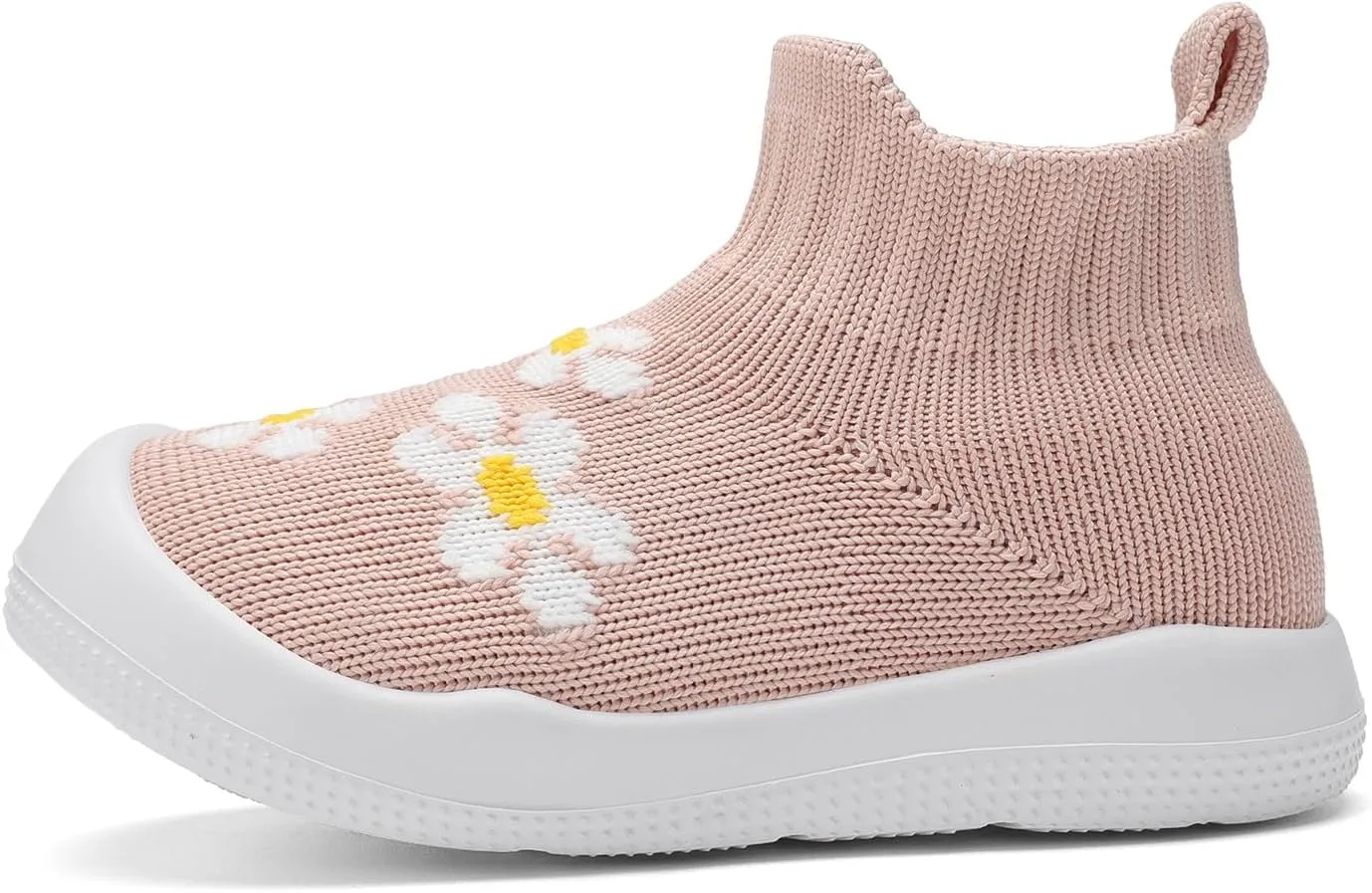 adituo Baby Sock Shoes Baby Walking Shoes for Girls Boys Infant Non-Slip Breathable Soft Rubber Sole Slip On Sneakers