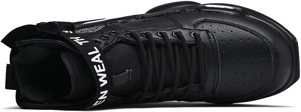 Ahico Mens Fashion Sneakers High Top Walking Shoes Sport Athletic Casual Shoe Vogue Stylish Men