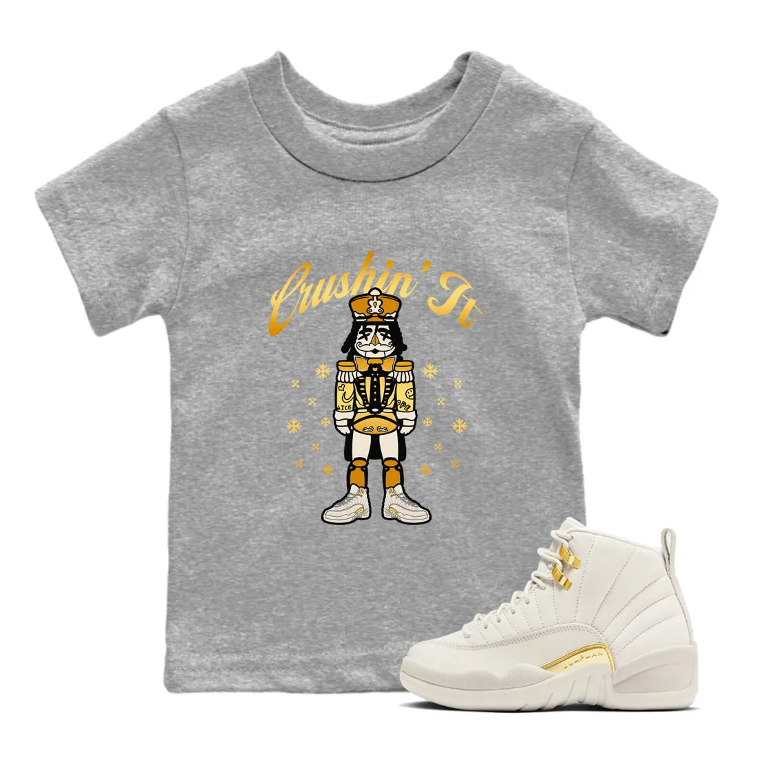 Air Crushin' Sneaker Clearance sale It SNRT 12 Best deal Kids Jordan Tees - Phantom