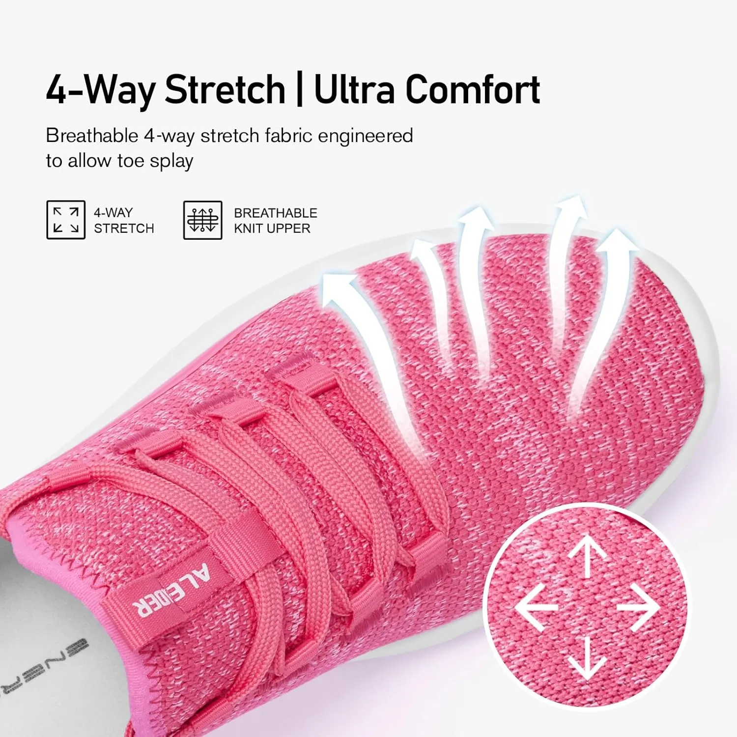 ALEADER Women's Energycloud Lightweight Slip On Walking Running Shoes