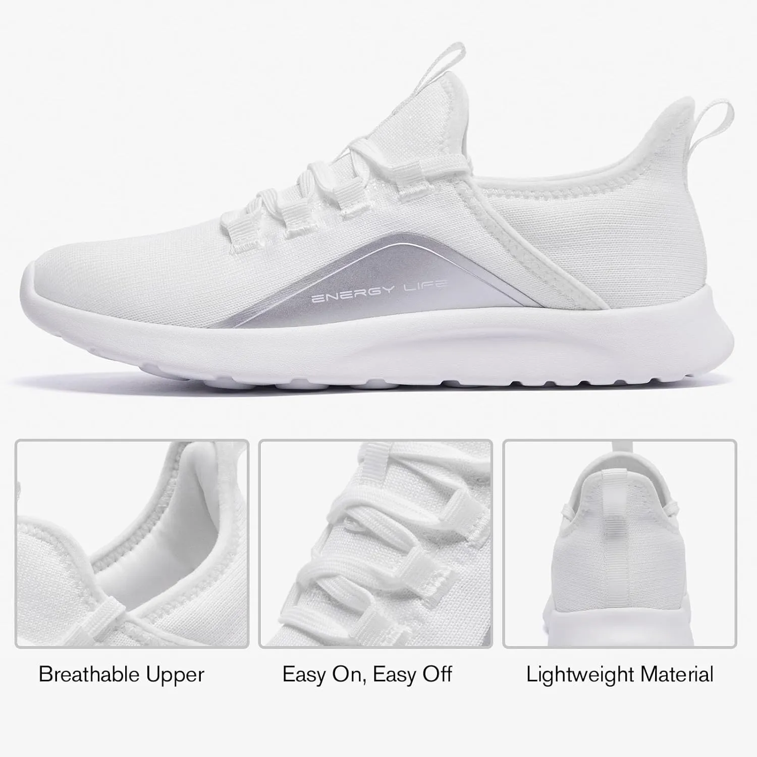 ALEADER Women's Energycloud Lightweight Slip On Walking Running Shoes