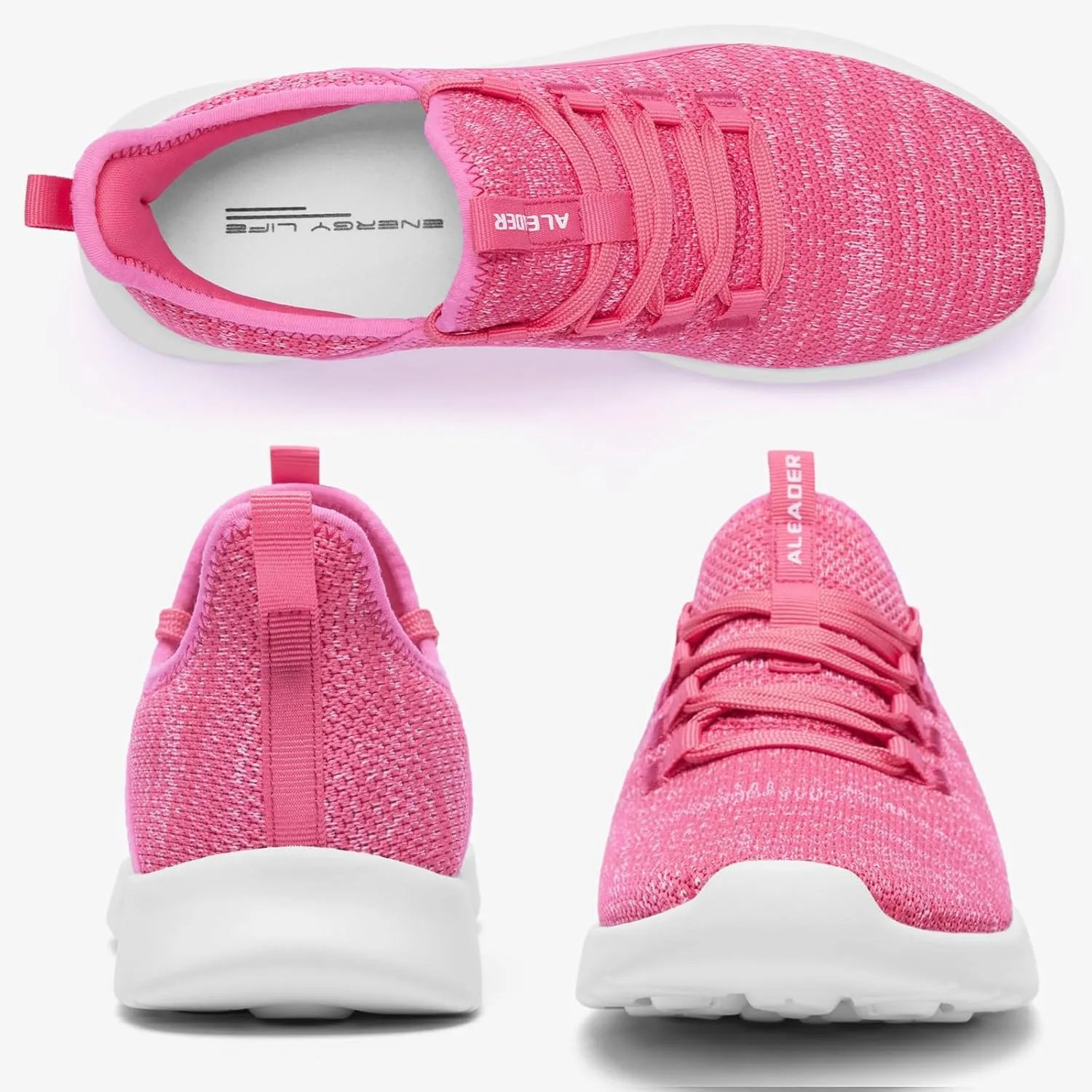 ALEADER Women's Energycloud Lightweight Slip On Walking Running Shoes