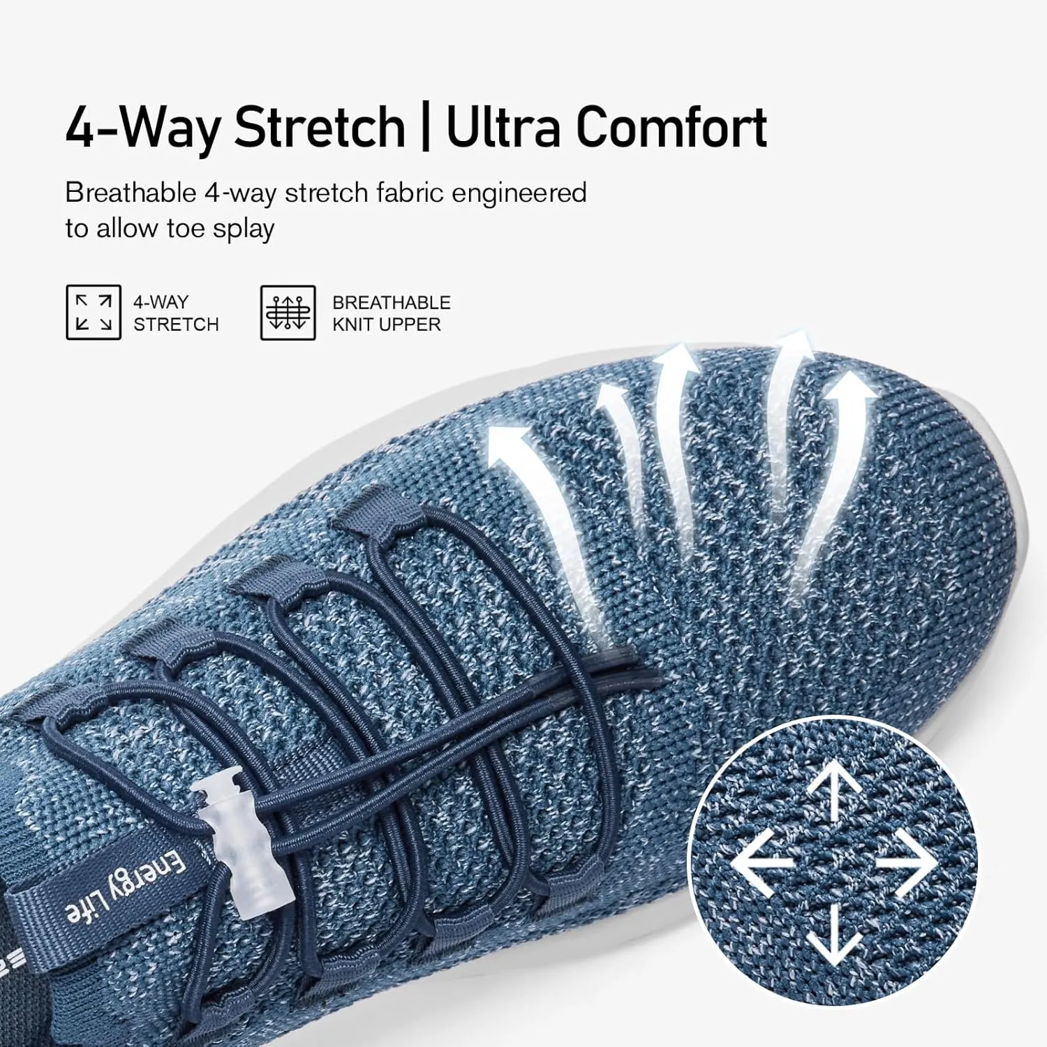 ALEADER Womens Slip On Shoes for Walking Tennis Sneakers, Lightweight Energycloud Casual Comfort for Gym