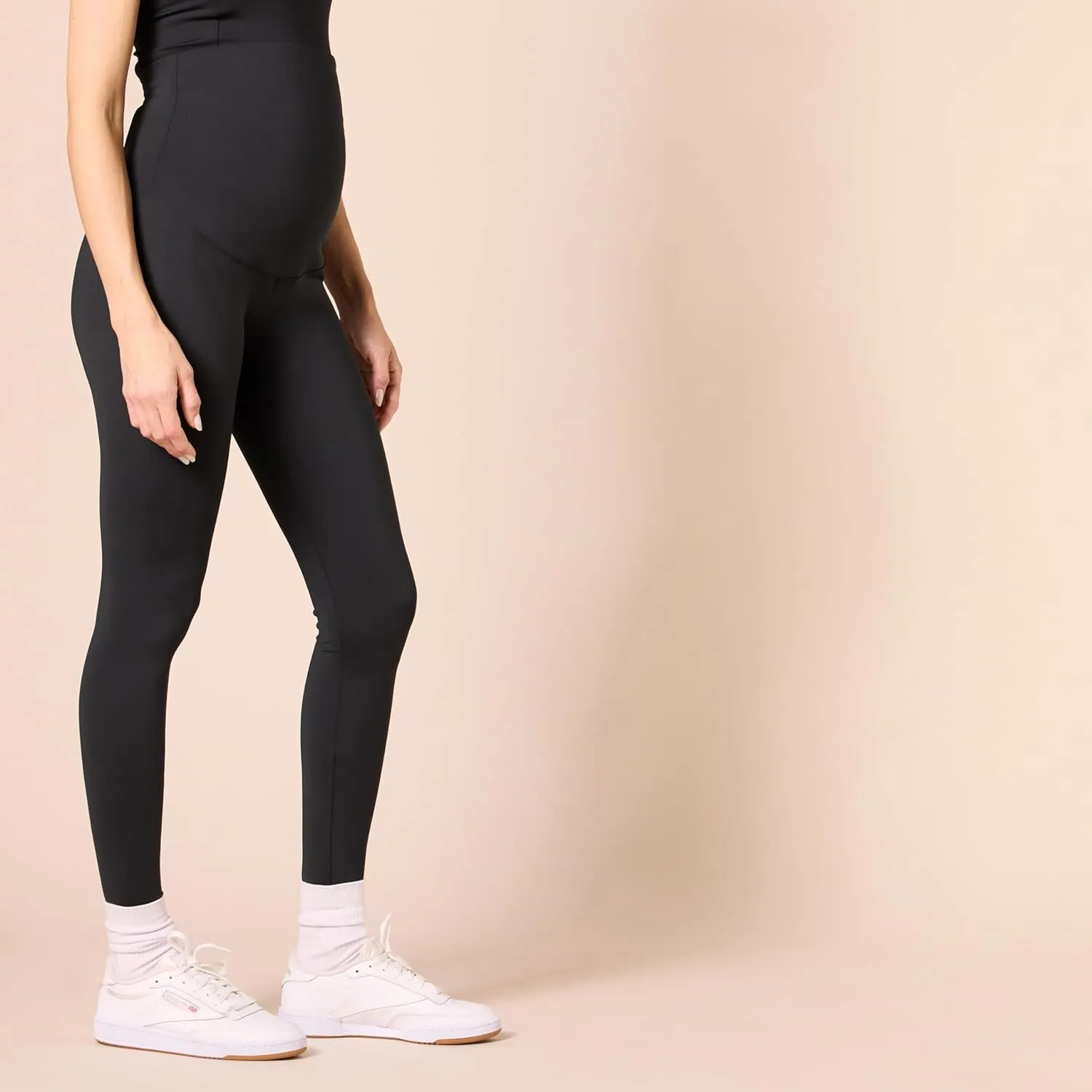 Amazon Essentials Maternity Leggings Over the Belly, Active Sculpt, Full Length