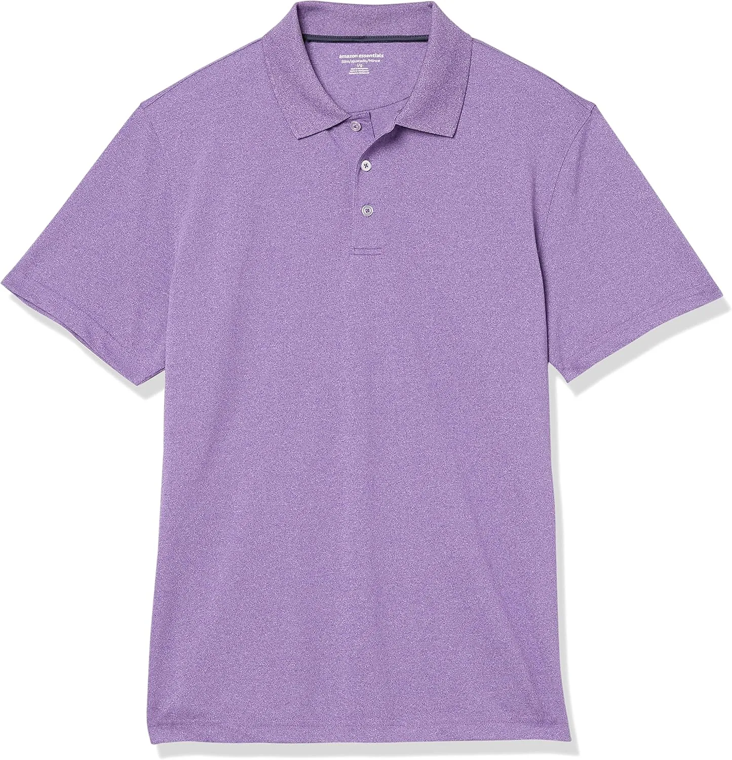 Amazon Essentials Men's Golf Polo Shirt, Short Sleeve, Dri Fit, Slim-Fit, Quick-Dry
