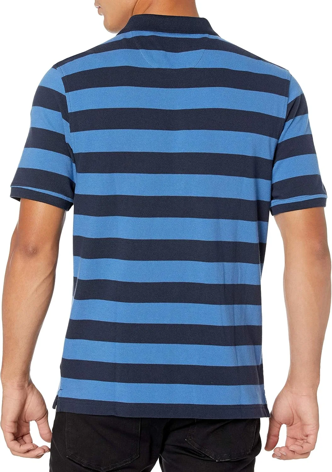 Amazon Essentials Men's Polo Shirts Short Sleeve, Slim-Fit Cotton Pique