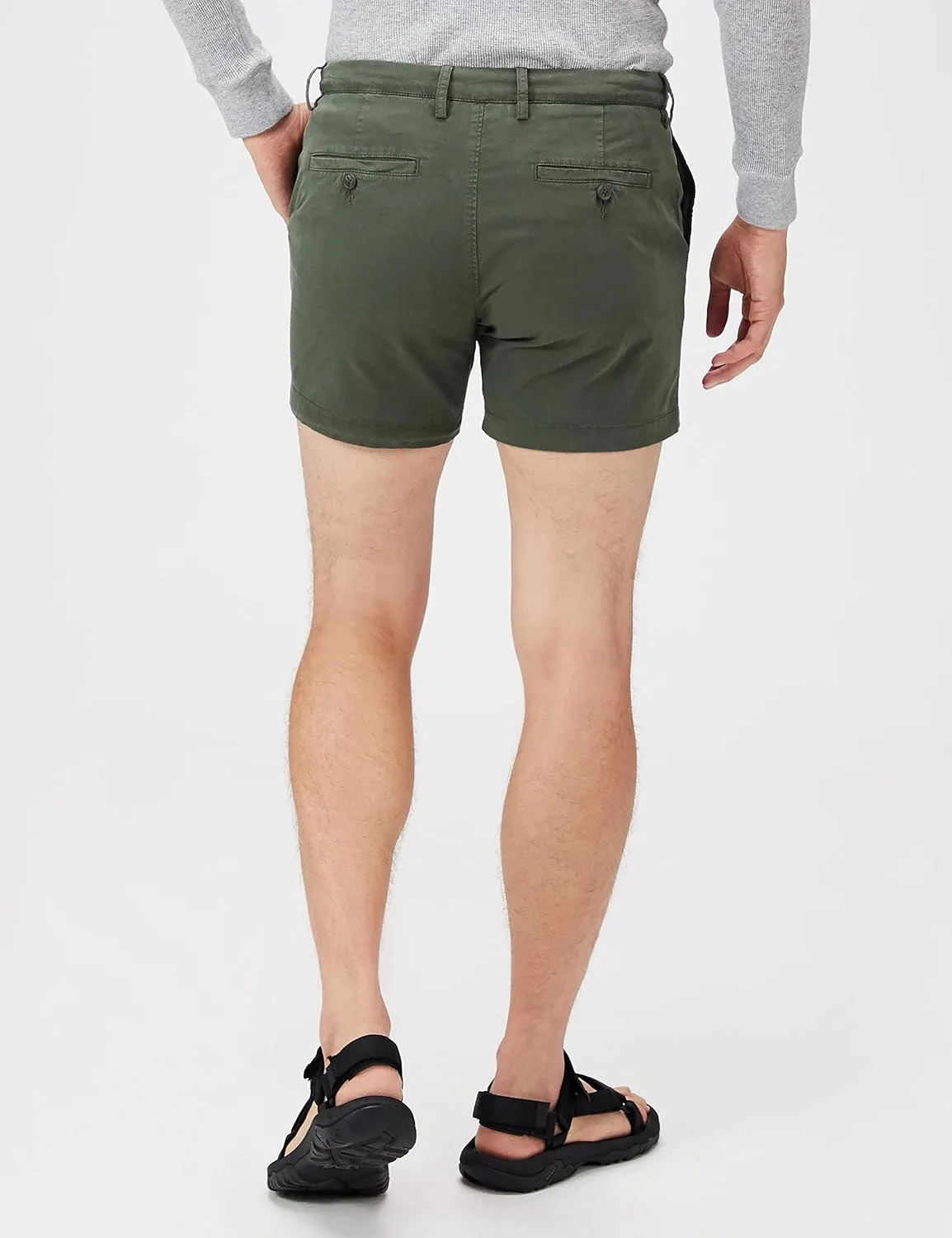 Amazon Essentials Men's Slim-Fit 5" Flat-Front Comfort Stretch Chino Short (Previously Goodthreads)