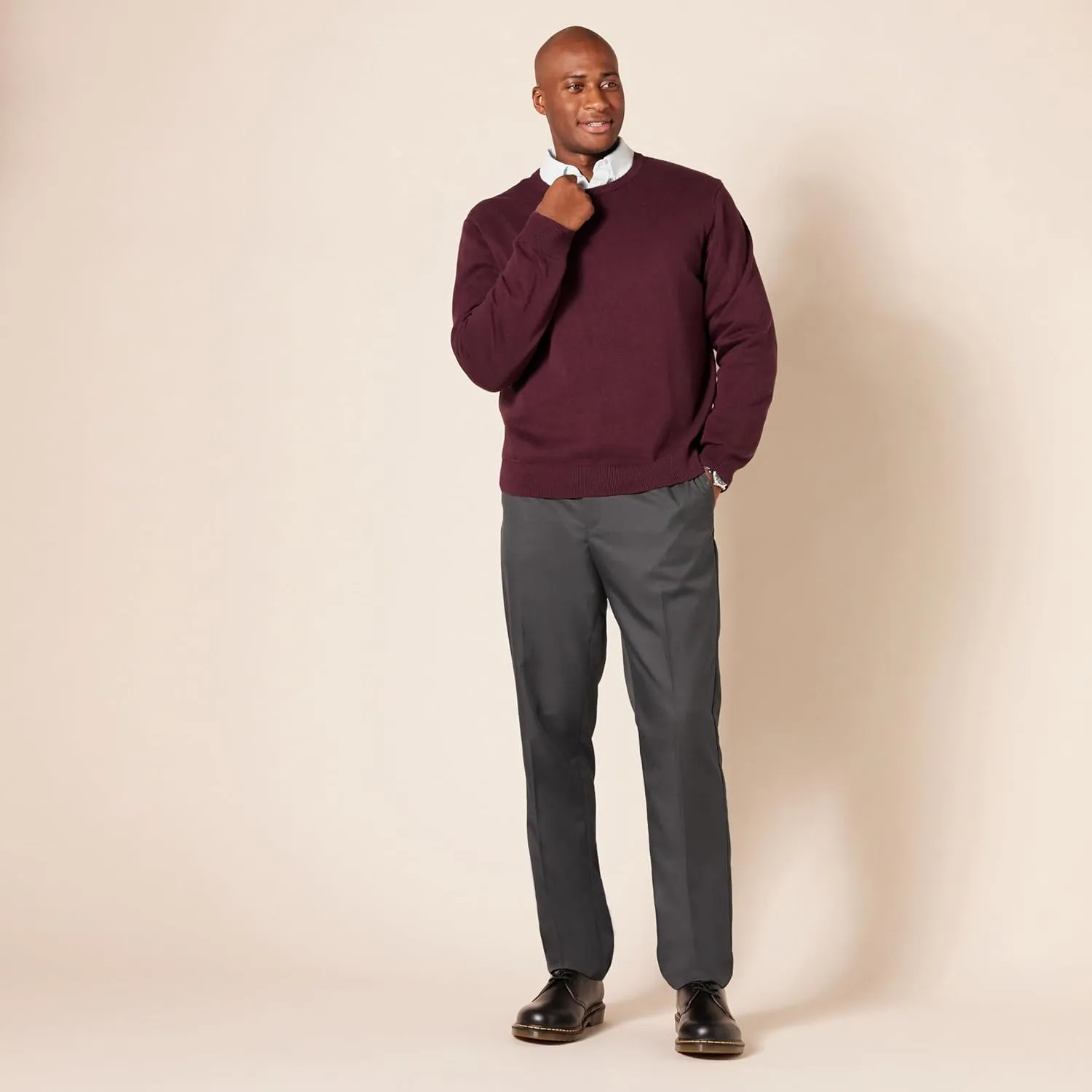 Amazon Essentials Men's Slim-Fit Flat-Front Dress Pant