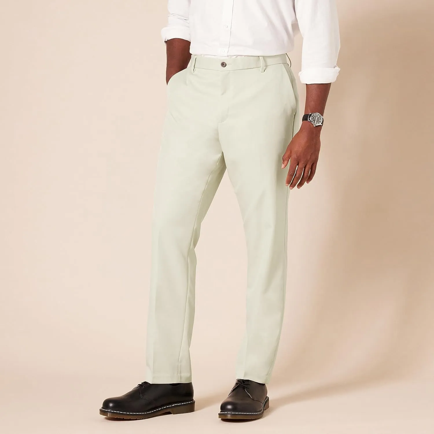 Amazon Essentials Men's Slim-Fit Flat-Front Dress Pant