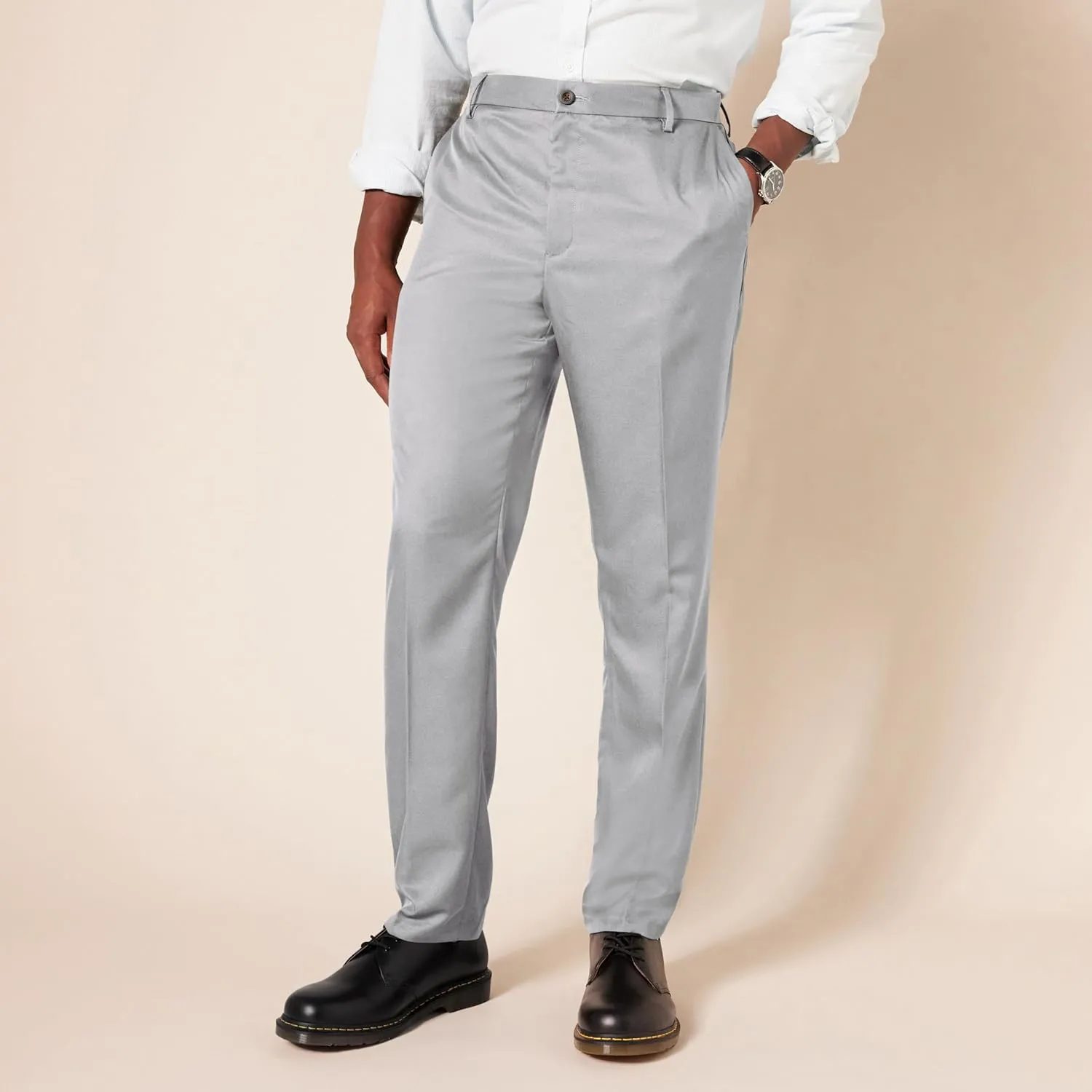 Amazon Essentials Men's Slim-Fit Flat-Front Dress Pant
