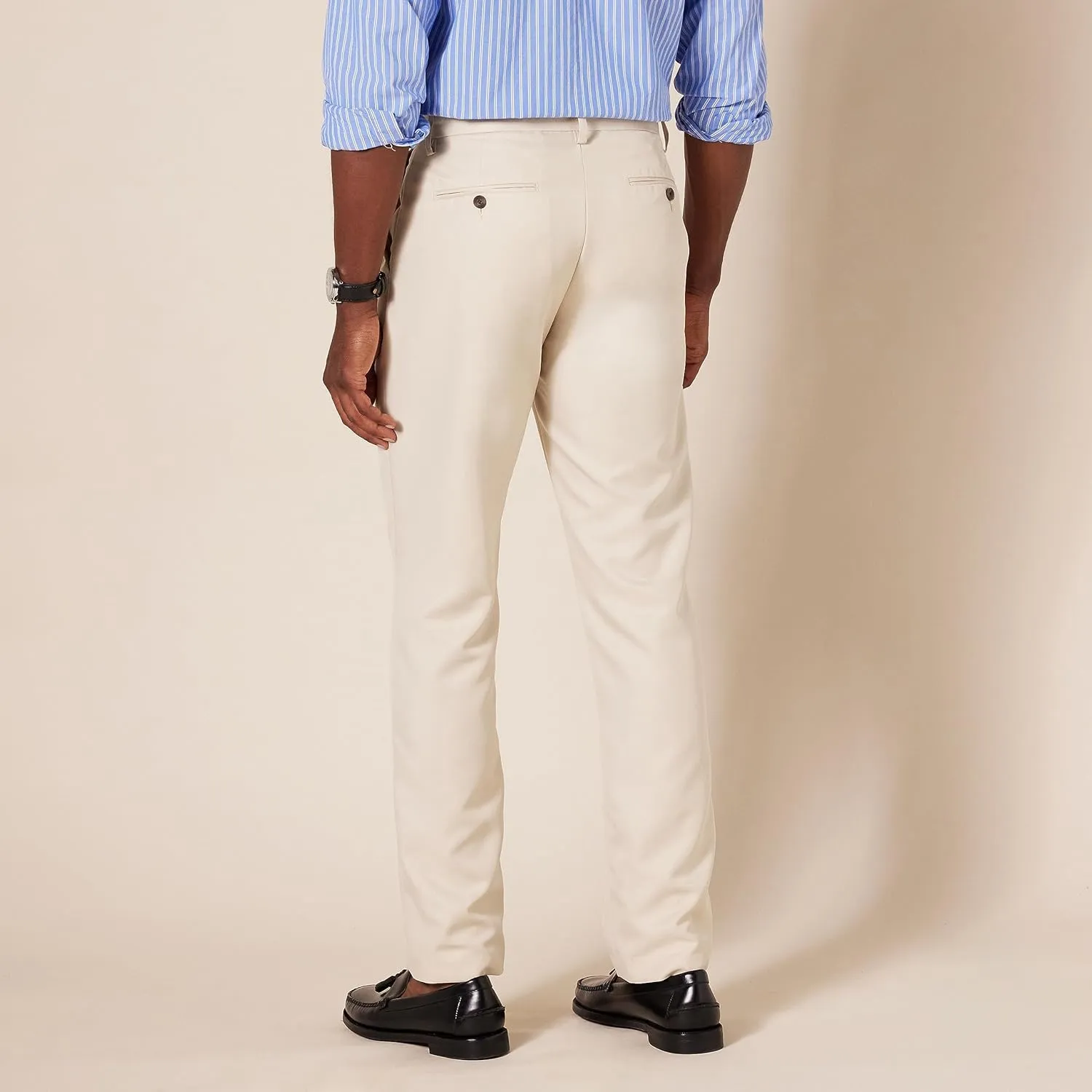 Amazon Essentials Men's Slim-Fit Flat-Front Dress Pant