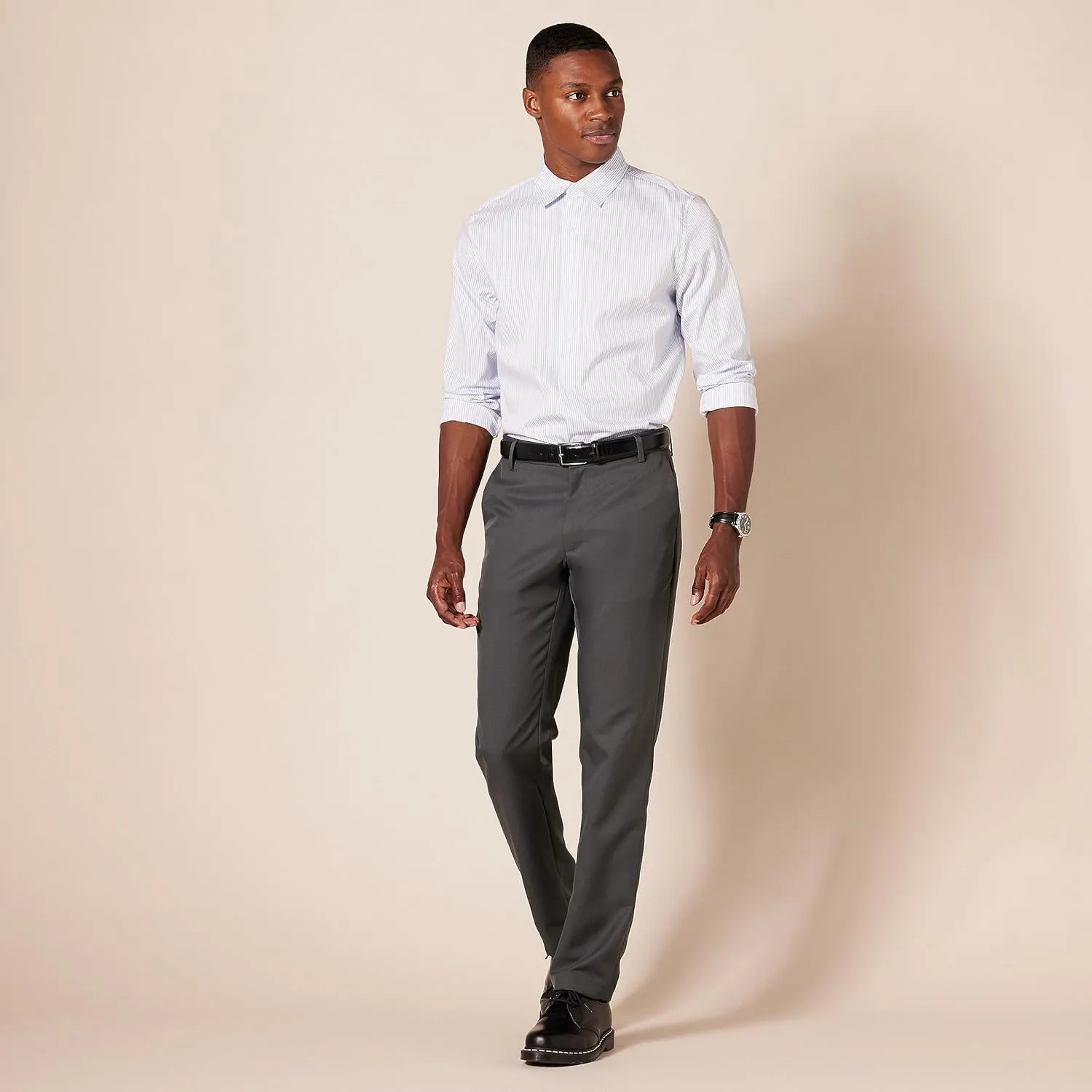 Amazon Essentials Men's Slim-Fit Flat-Front Dress Pant