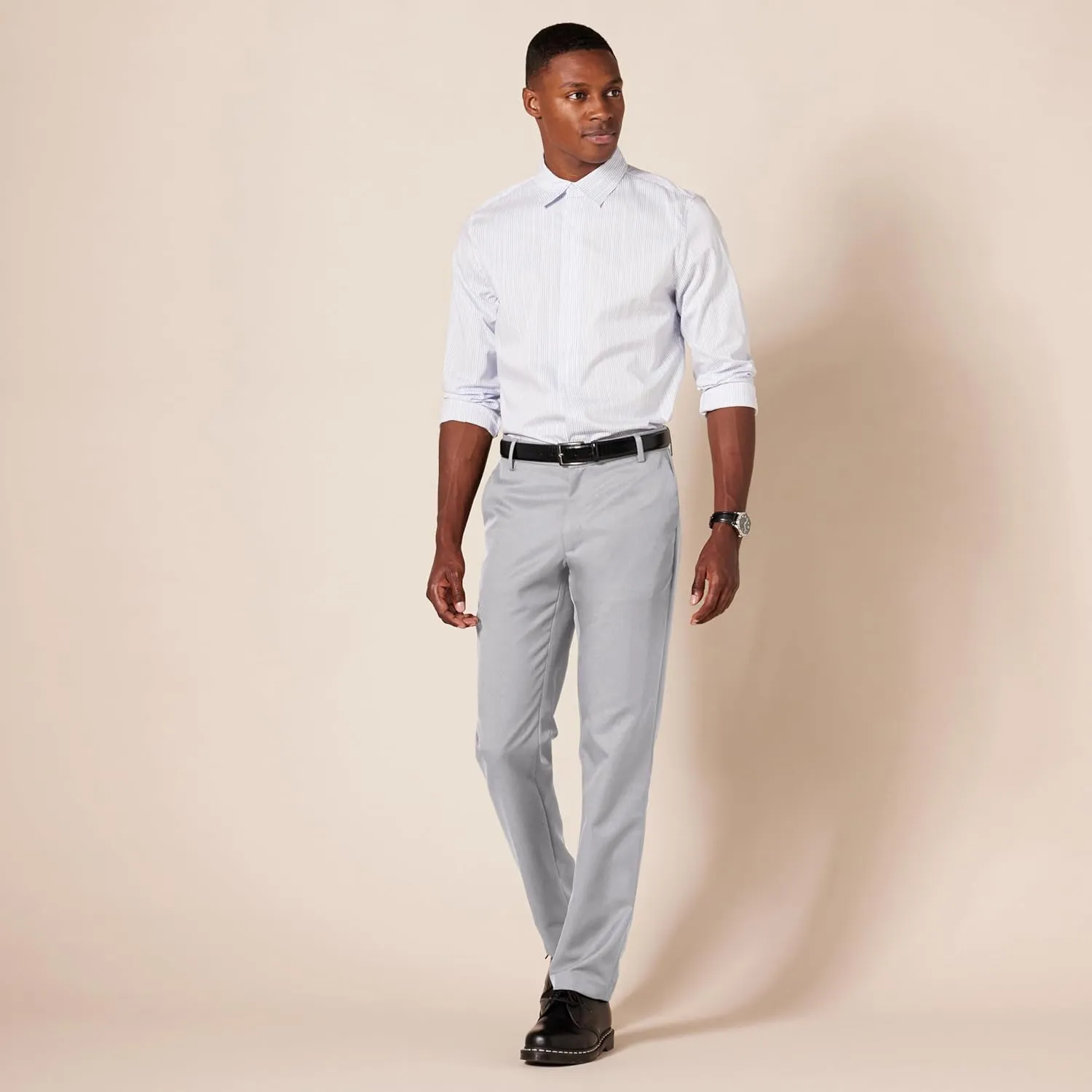 Amazon Essentials Men's Slim-Fit Flat-Front Dress Pant
