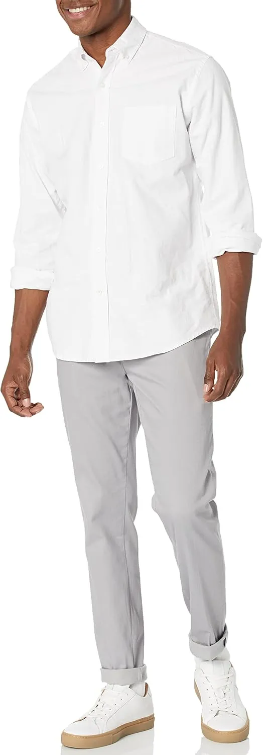 Amazon Essentials Men's Slim-Fit Wrinkle-Resistant Flat-Front Stretch Chino Pant