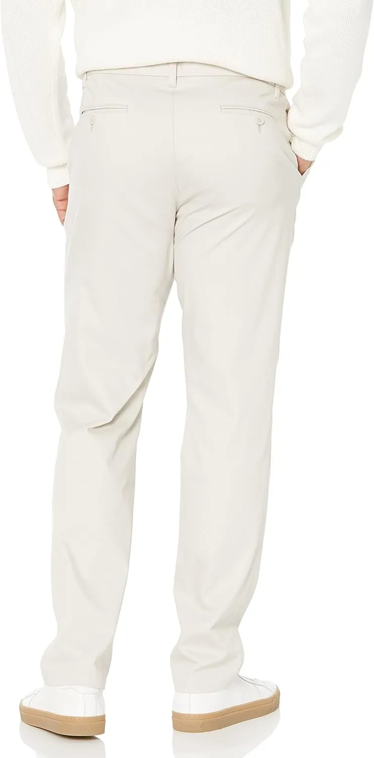 Amazon Essentials Men's Slim-Fit Wrinkle-Resistant Flat-Front Stretch Chino Pant