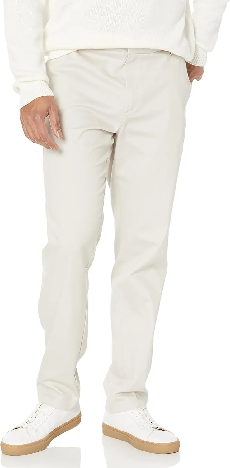 Amazon Essentials Men's Slim-Fit Wrinkle-Resistant Flat-Front Stretch Chino Pant