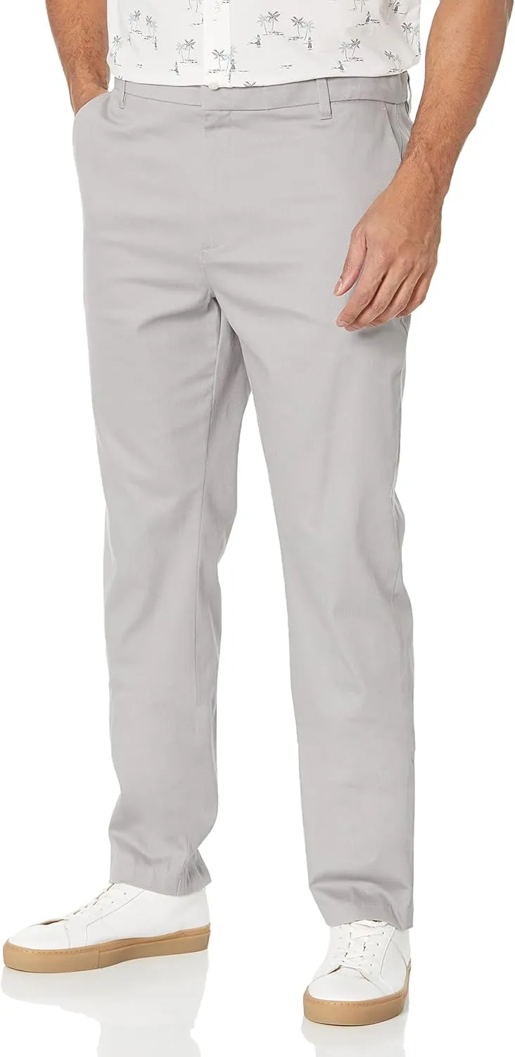 Amazon Essentials Men's Slim-Fit Wrinkle-Resistant Flat-Front Stretch Chino Pant